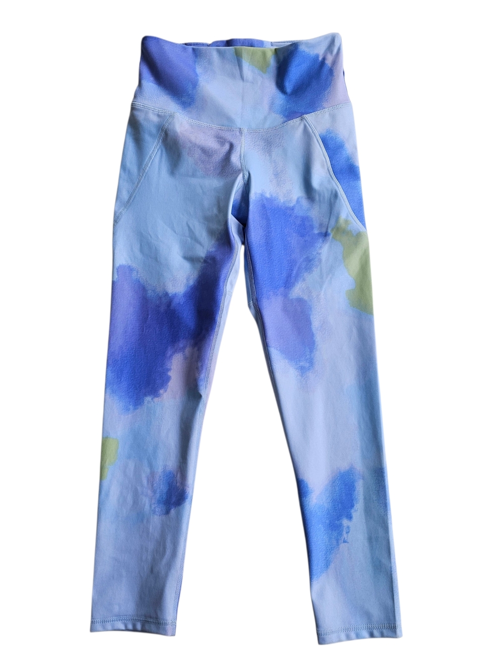 Champion Leggings XS Blue Tie Dye Athletic Workout Yoga Pants Womens